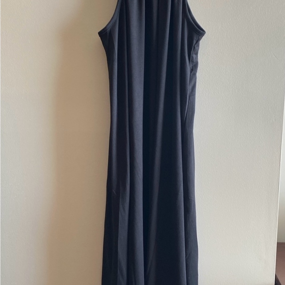 Brit & Bri Women’s Black Sun Dress, Sleeveless, Large
